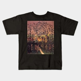 A Corner of the Plateau of Bellvue - Henri Julien Rousseau Kids T-Shirt